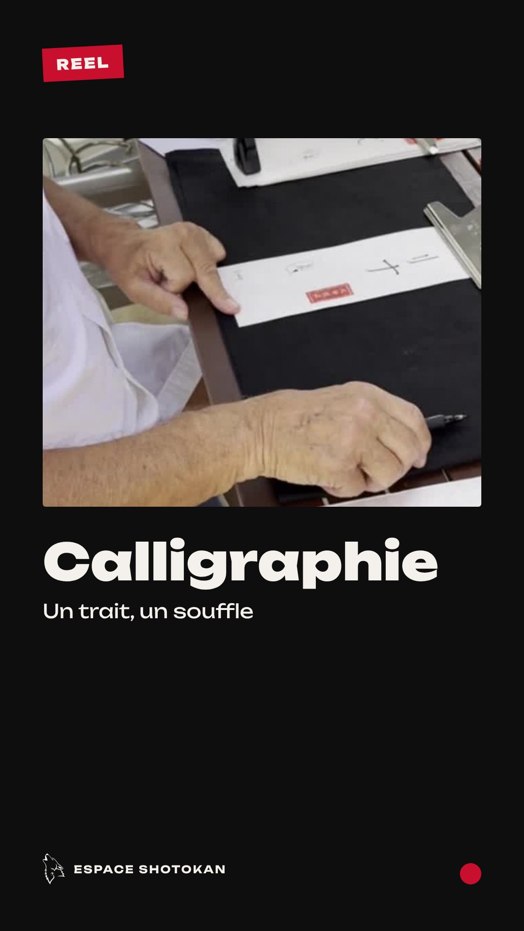 Couverture du reel Calligraphie, un trait, un souffle