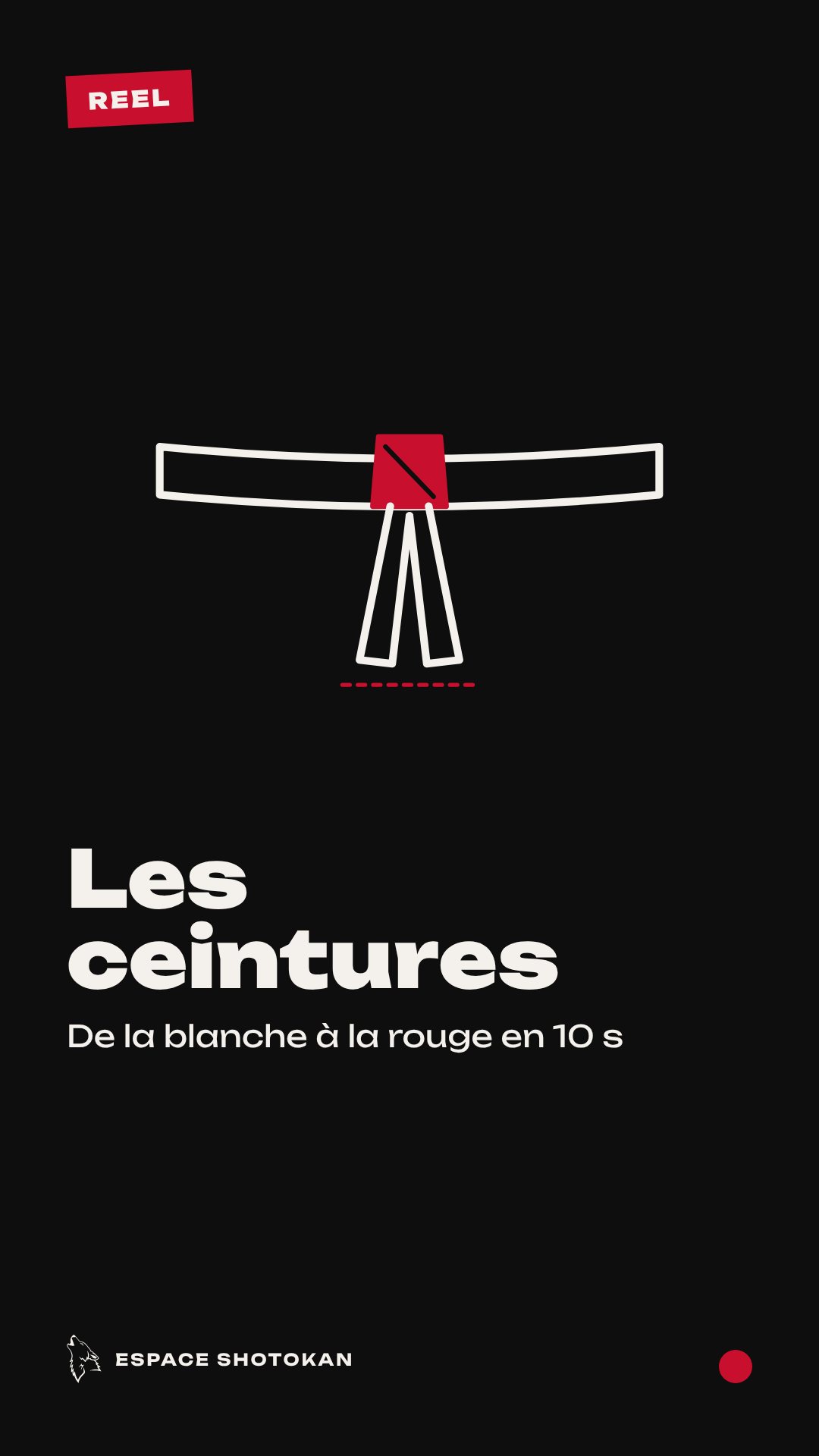 Couverture du reel Les ceintures, de la blanche à la rouge